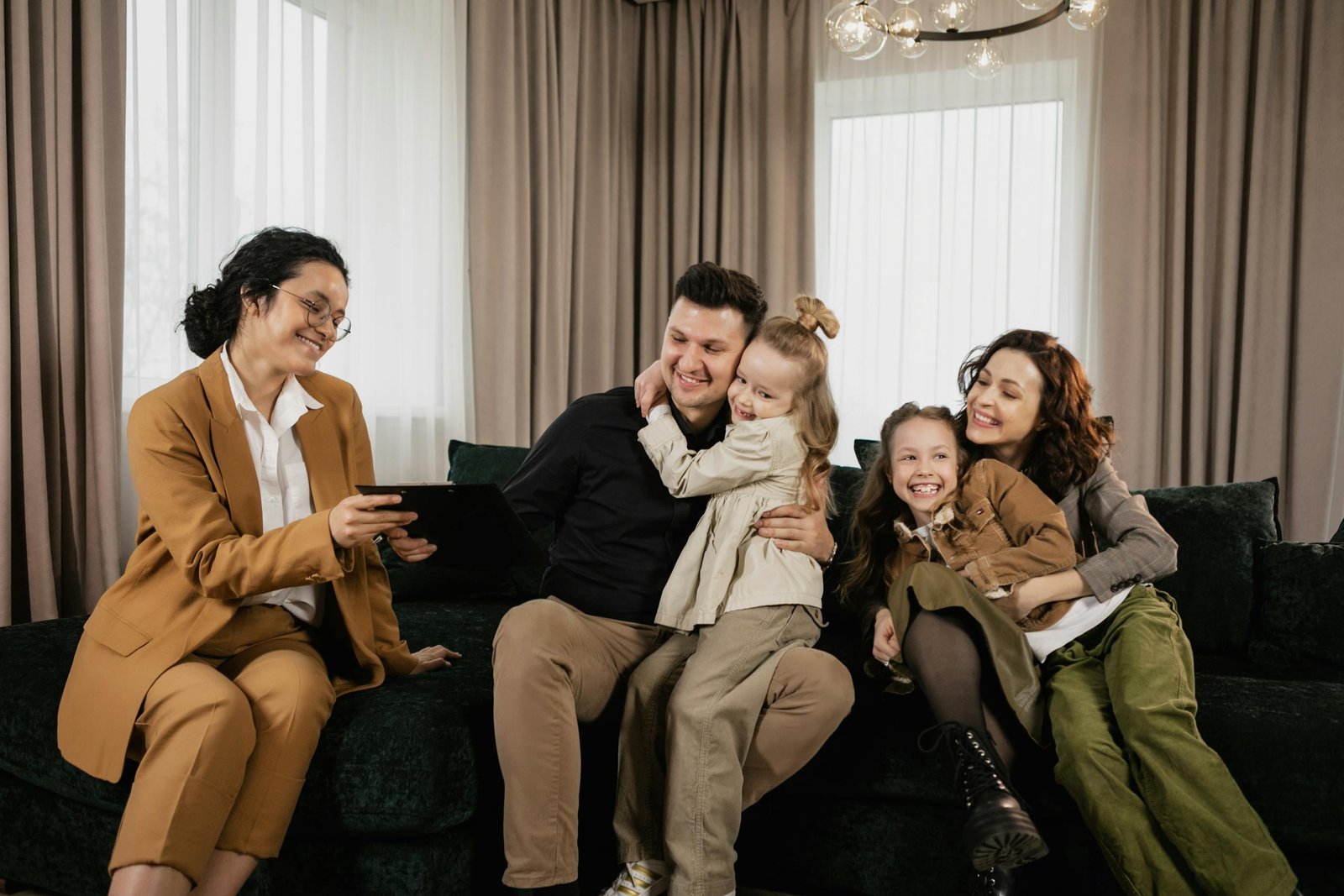 Happy family enjoying a clean, allergen-free home in Frisco, TX